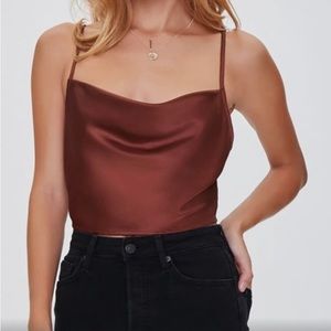 Forever 21 satin zip up!
